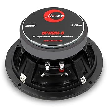 Amazon.com: LANZAR Upgraded 8” High Performance Mid Bass